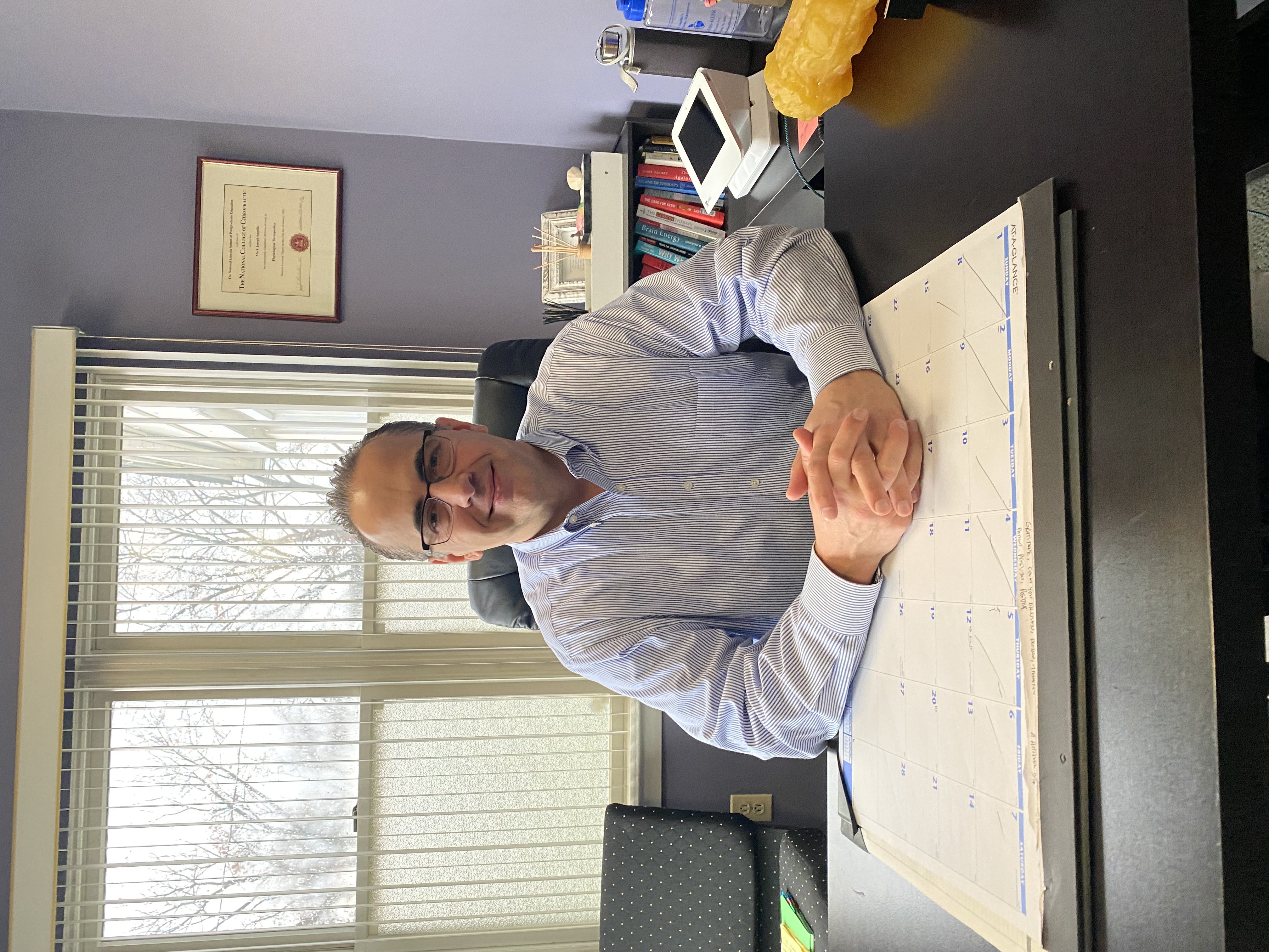 Portrait of Dr. Mark Augello, DC at his Bethlehem PA practice